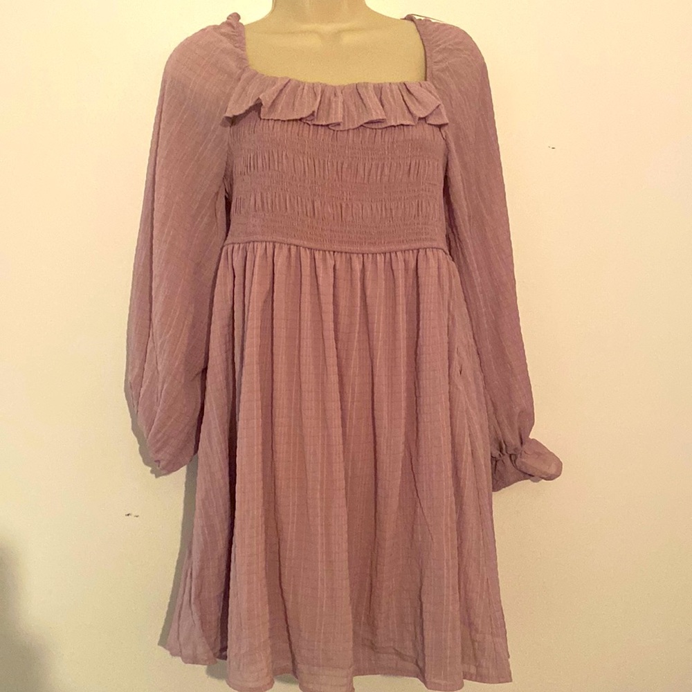Lavender baby doll dress